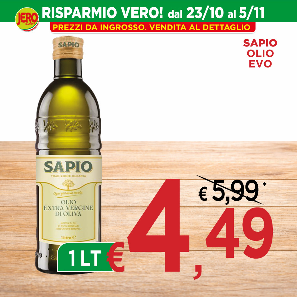 Sapio Olio extravergine di oliva