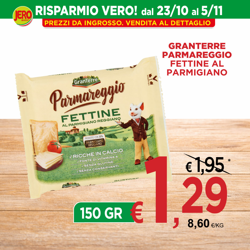 Granterre Parmareggio Fettine al Parmigiano