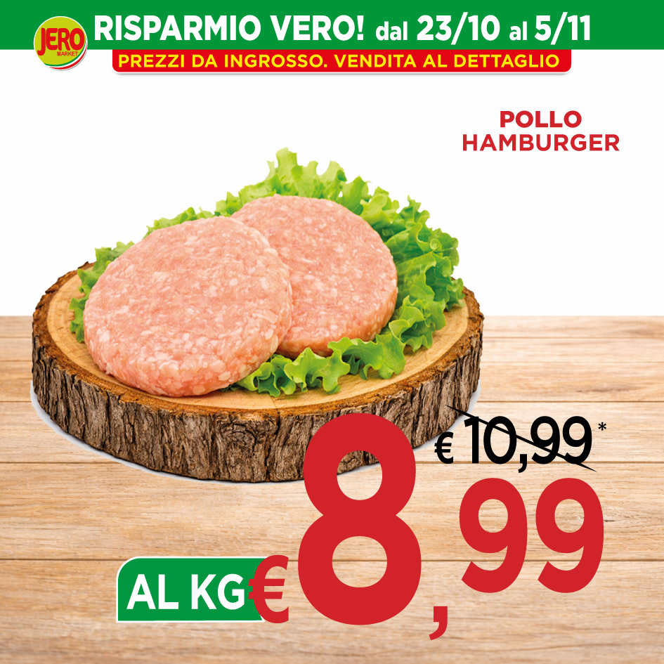 Pollo hamburger