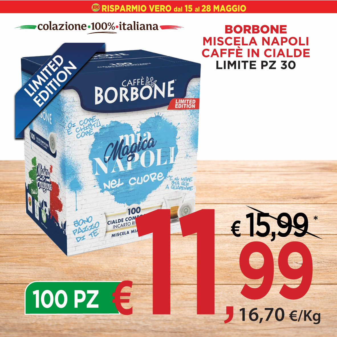 Borbone Miscela Napoli Caffe in Cialde