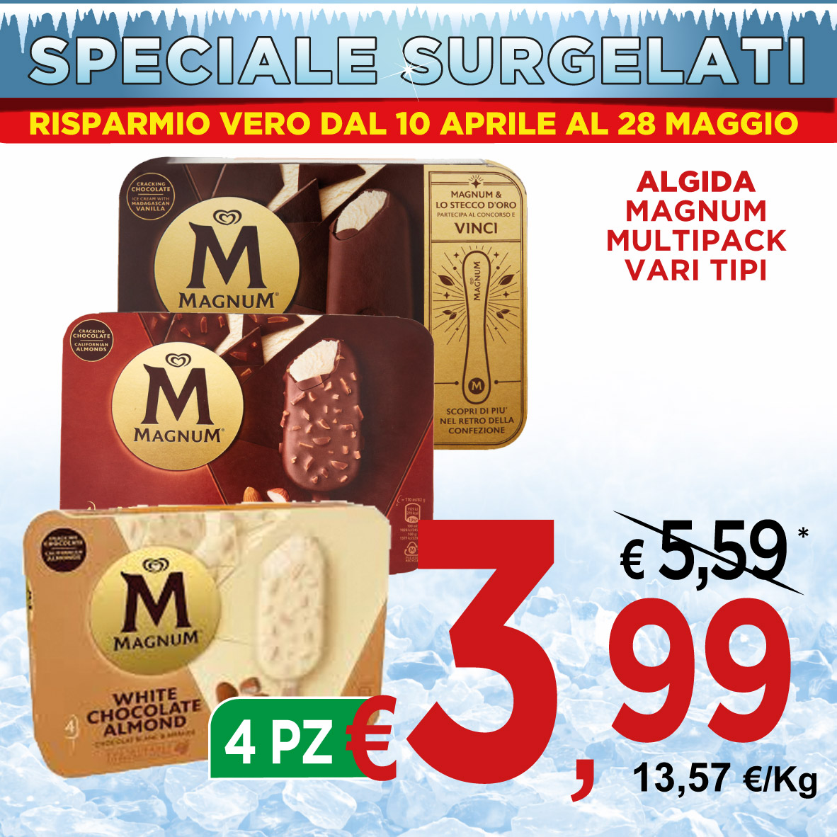 Algida Magnum Multipack Vari Tipi