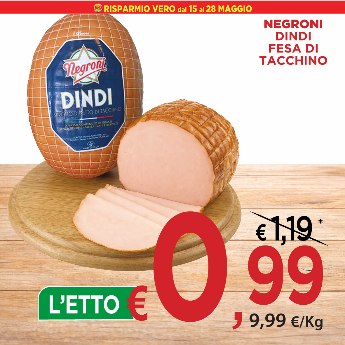 Negroni Dindi Fesa di Tacchino