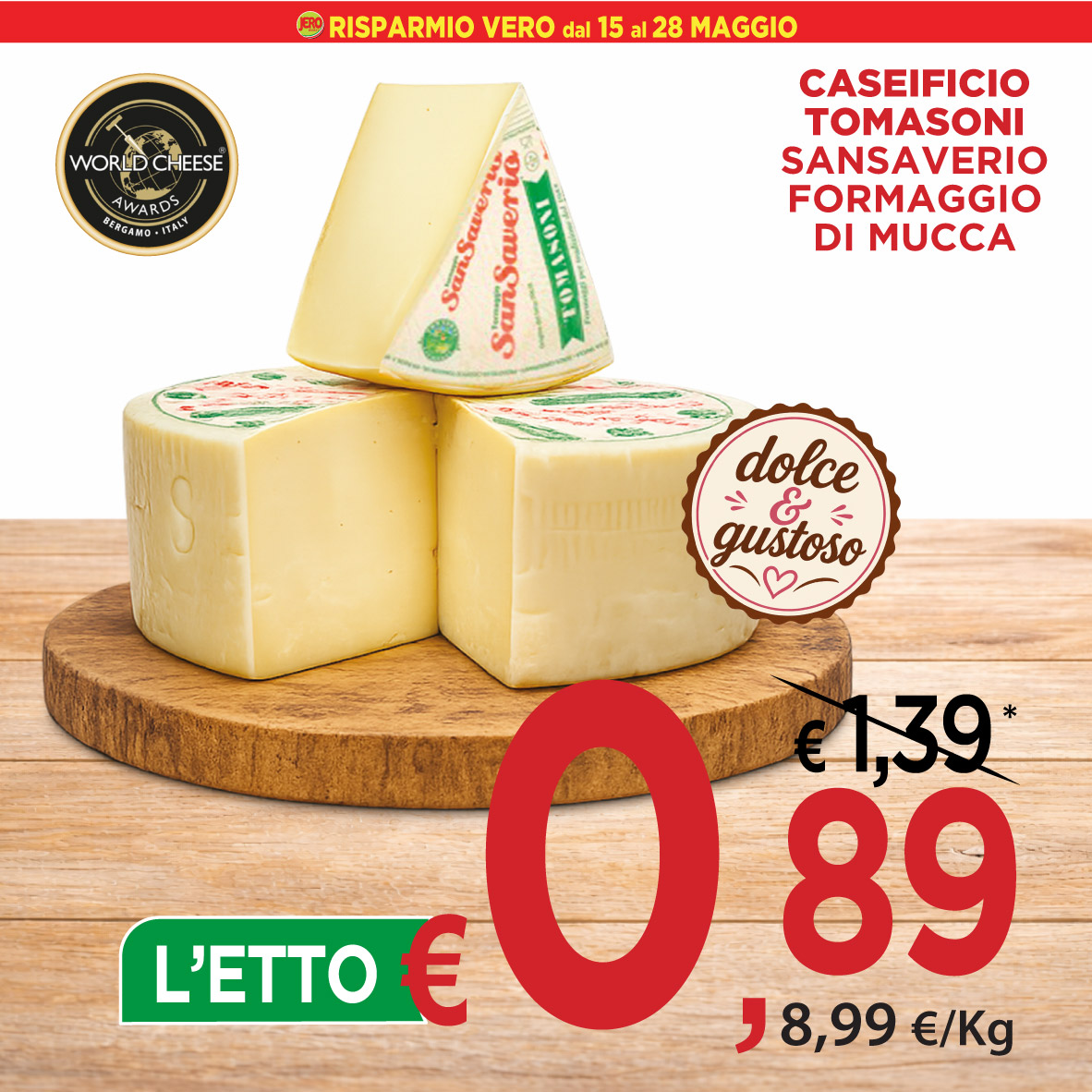 Caseificio Tomasoni SanSaverio Formaggio di Mucca